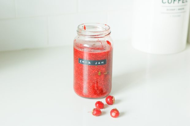 paleo strawberry chia seed jam