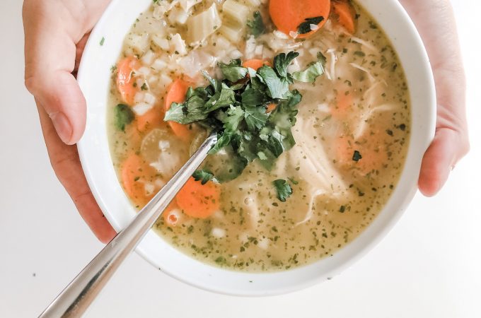 paleo chicken and rice soup