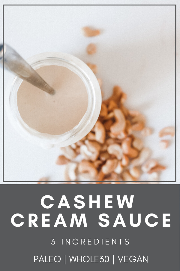 Cashew Cream Sauce Recipe