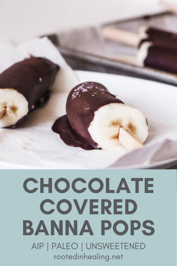 PINTEREST GRAPHIC FOR CHOCOLATE COVERED BANANA POPS