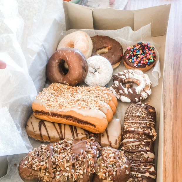 doughnuts in a box